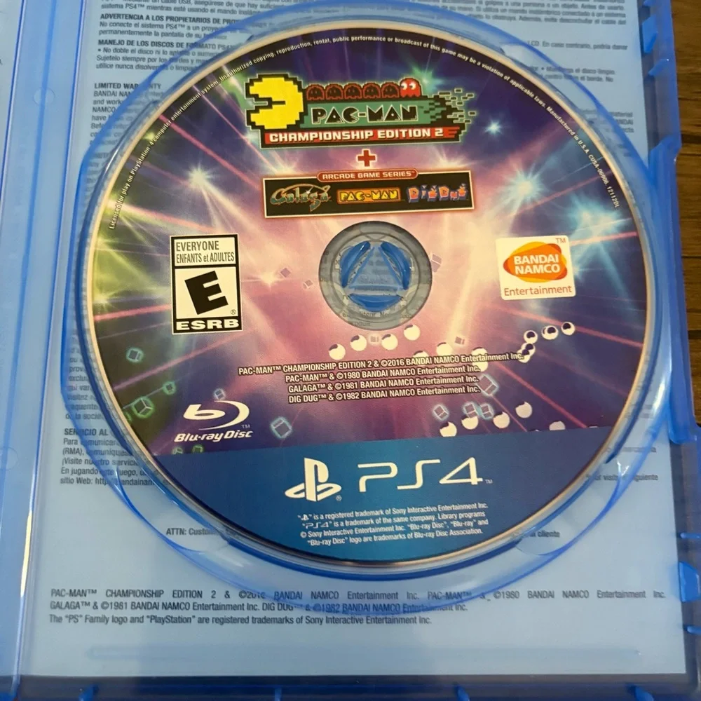 Two PS4 Game Pac-Man Championship Edition 2 + The Arcade Game Series NBA Live 18